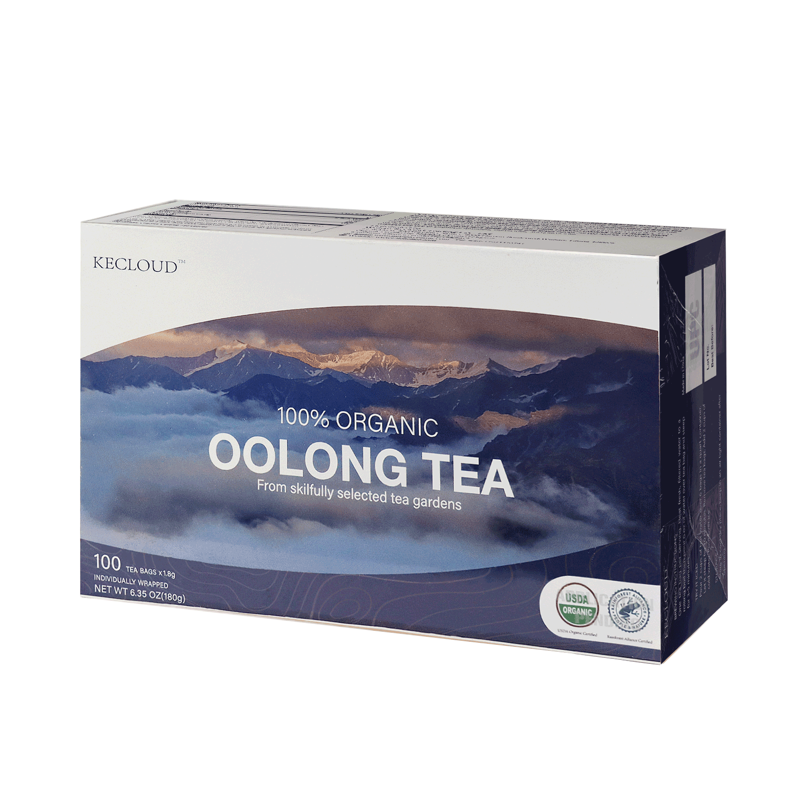 Organic Oolong Tea - Box of 20/100 String & Tag Tea Bags